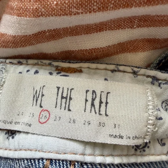 Free People Boyfriend Slouchy Overalls. Size 26 - Picture 5 of 6